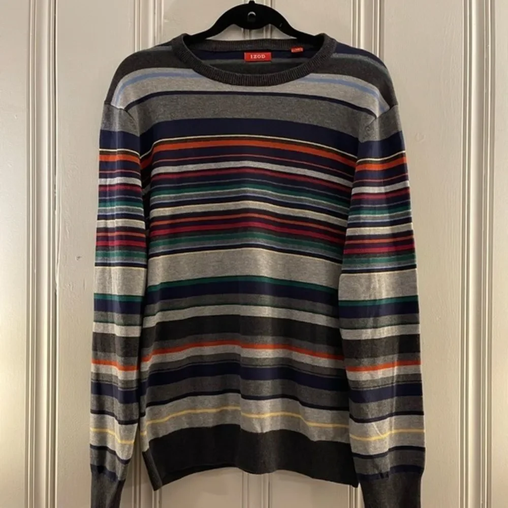 Like New!  Izod Mens V‎ Neck Sweater Size L